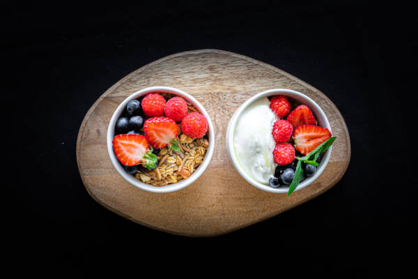Granola Cup with Yogurt, Honey & Berries