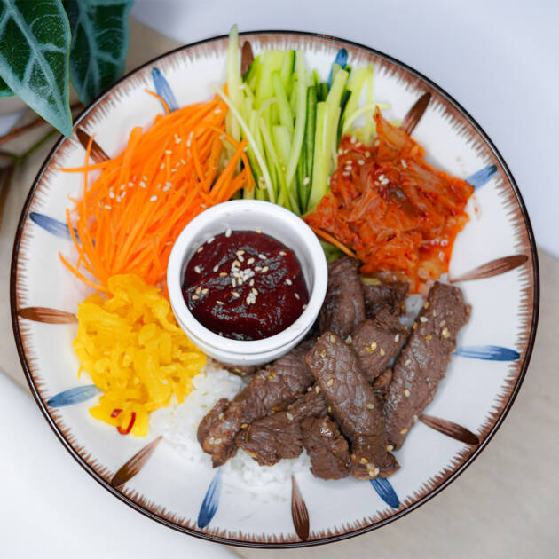 Korean Bibimbap Rice Bowl