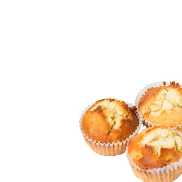 Mini Banana & Vanilla Muffin.