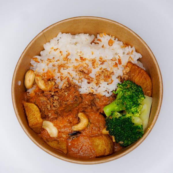 Slow-cooked Thai Massaman Beef Curry with Rice - Image 2